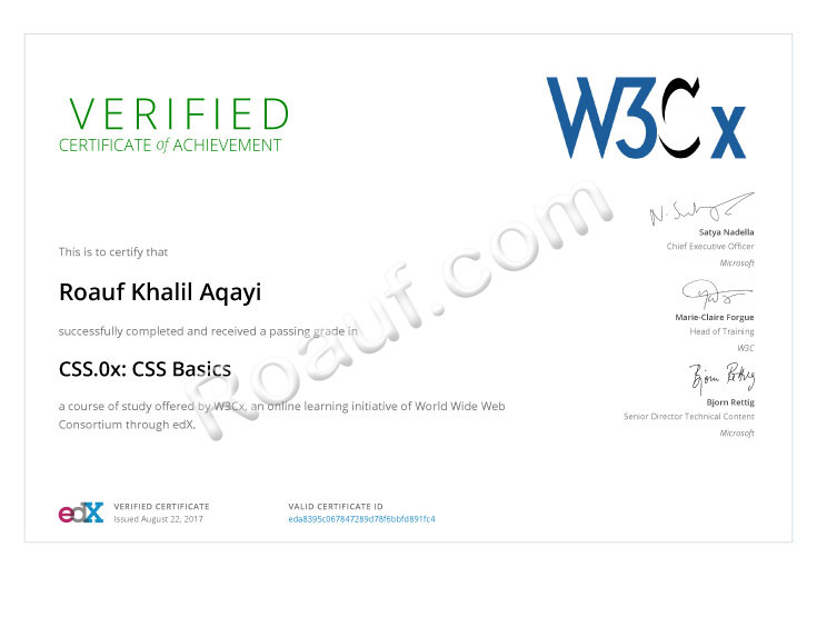TOP Certificates