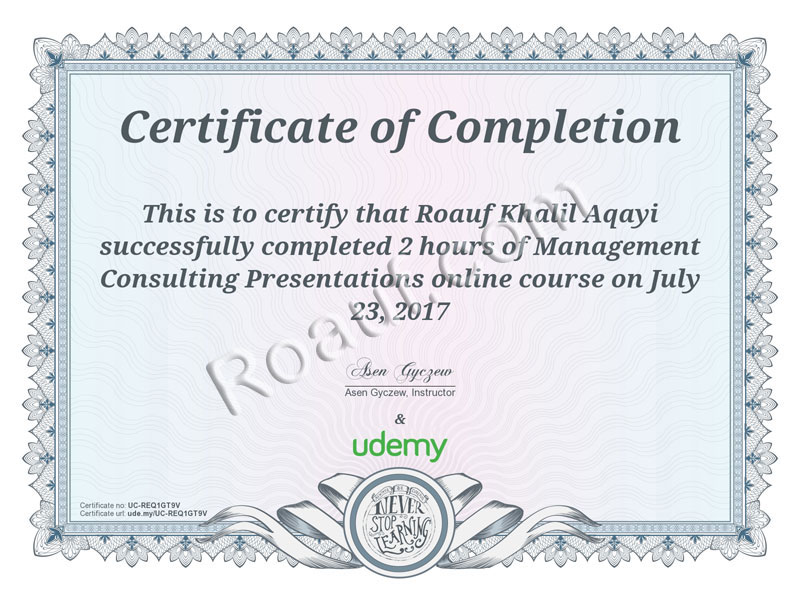 PSYCOLOGY Certificate